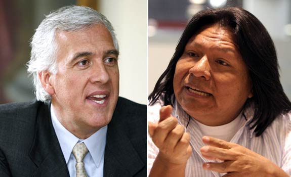 sammy y rojas birry Sammy Moreno, nuestro brillante alcalde, y su personero de bolsillo, el indio Rojas Birry