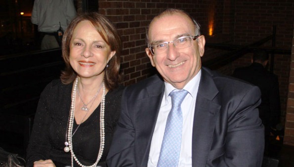 Humberto De la Calle y su esposa, Rosalba Restrepo