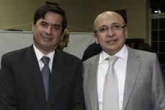 El Fiscal General Eduardo Montealegre junto al ministro Juan Fernando Cristo, involucrado en el proceso 8.000