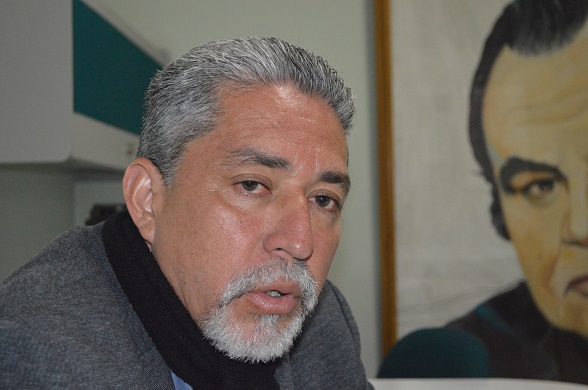 "El gobierno de Santos está politizando la justicia, y eso no lo vamos a permitir": Freddy Machado (Foto Periodismo Sin Fronteras)
