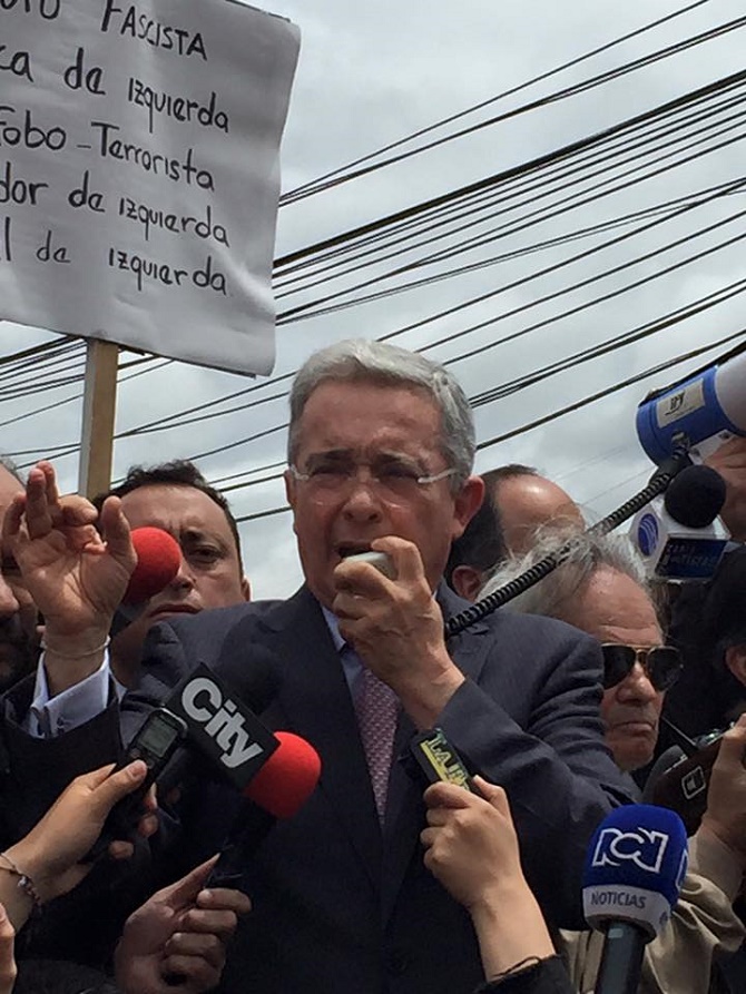 Álvaro Uribe Vélez, de lejos el mejor presidente que ha tenido este país. (Foto Jaime Prada)