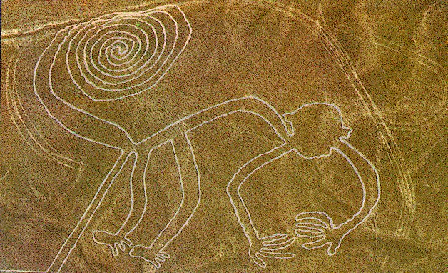 Una de las impresionantes líneas Nazca