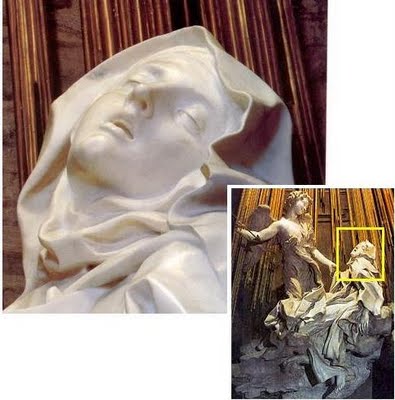 El éxtasis de Santa Teresa, obra de Gian Lorenzo Bernini. Erotismo religioso