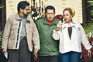 "Iván Márquez" de las FARC, y sus auxiliadores, Chávez y Piedad Córdoba