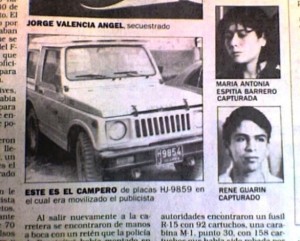 René Guarín, el principal vocero de los familiares de los "desaparecidos", resultó ser un guerrillero del M-19, secuestrador 