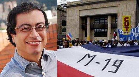 Gustavo Petro, del M-19, alcalde de Bogotá