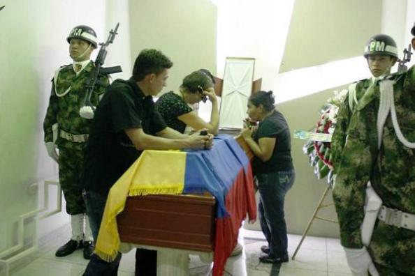 Funeral de los soldados asesinados por el ELN y las FARC en Arauca, este fin semana