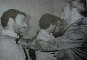 Juan Manuel Santos, ficha de Fidel Castro
