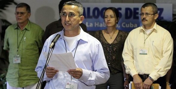 Rubén Zamora, uno de los voceros de las FARC