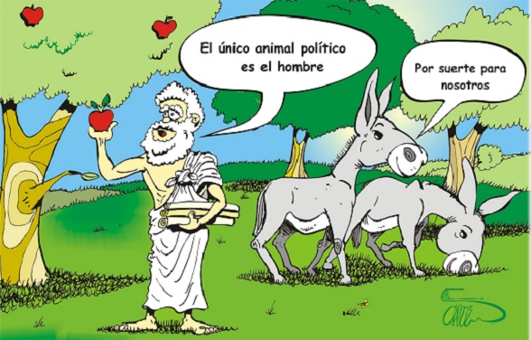 Aristóteles, con humor