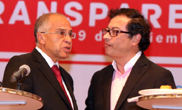 Alfonso Gómez Méndez y Gustavo Petro
