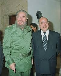 José Miguel Insulza y Fidel Castro