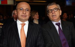 El Fiscal Eduardo Montealegre con César Gaviria