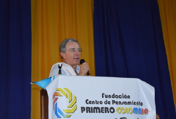 Álvaro Uribe Vélez (Foto Periodismo Sin Fronteras)