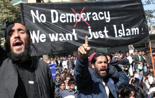 No Democracia, nosotros solo queremos Islam