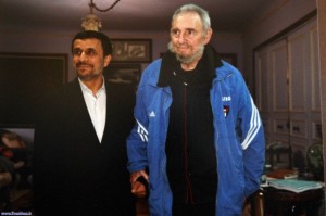 Ahmadinejad y Castro