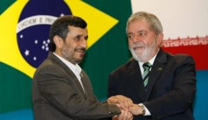 Ahmadinejad y Lula da Silva