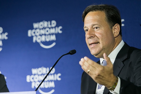 Presidente de Panamá Juan Carlos Varela