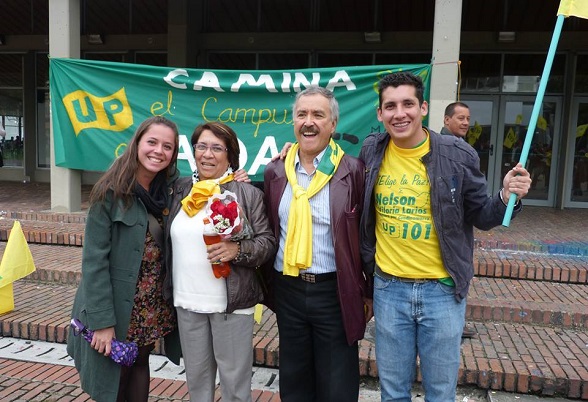 Jaime Caicedo y Aida Abella. Partido Comunista y Unión Patriótica-FARC. 