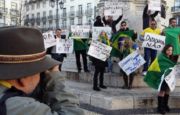 "Fora Dilma..!" Gritaban a todo pulmón