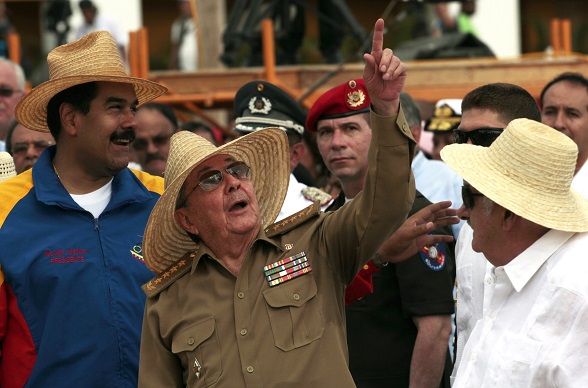 Nicolás Maduro y Raúl Castro