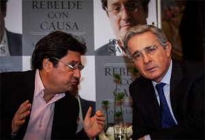 Francisco Santos y Álvaro Uribe