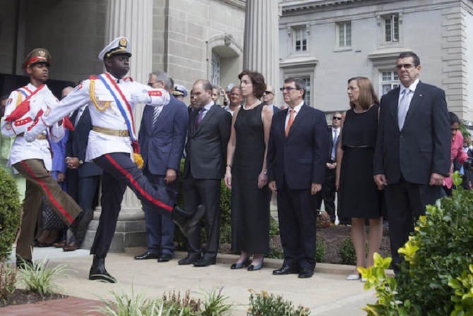 Reapertura de la embajada de Cuba en Washington