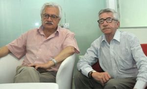 Everth Bustamante y Carlos Valverde.. Antiguos "compañeros de lucha" y ambos en el Centro Democrático