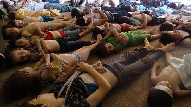Incontables los niños que mueren asesinados por la dictadura con gases tóxicos
