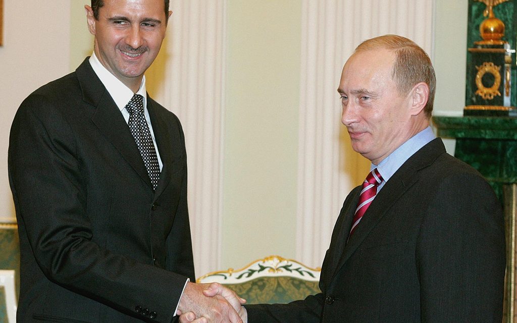 Vladimir Putin y el dictador sirio Bashar al-Assad, aliados