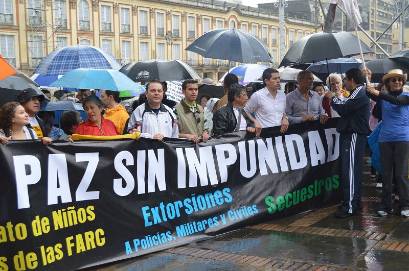 El pueblo colombiano quiere una paz sin impunidad