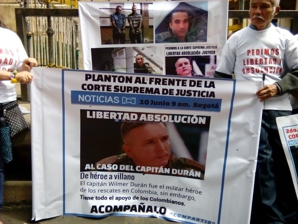 Captain Duran’s case was not tried in a military tribunal