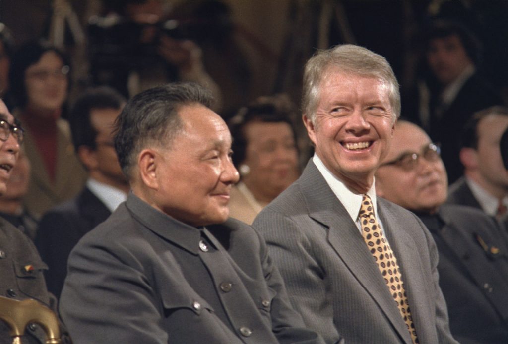 Deng Xiao Ping con Jimmy Carter